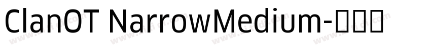 ClanOT NarrowMedium字体转换